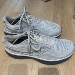 Saucony Ride 18 Wide 'Cloud Shadow Men’s Running Shoe Size 12 wide